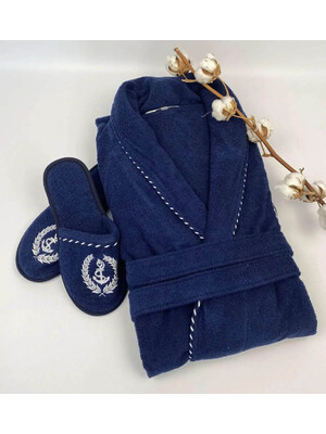 Купить Комплект із чоловічого махрового халата і капців MAISON D`OR Michel в Украина в Lingerie.ua - Одяг для дому та відпочинку, Фото 3