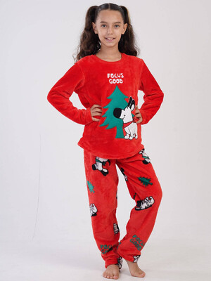 Купить Комплект из велсофта с новогодним принтом VIENETTA KIDS 3040230232 в Украина