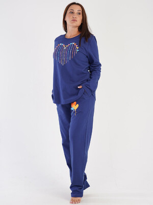 Купить Байковая женская пижама VIENETTA 3052210000 в Украина в Lingerie.ua - Одяг для дому та відпочинку, Фото 3