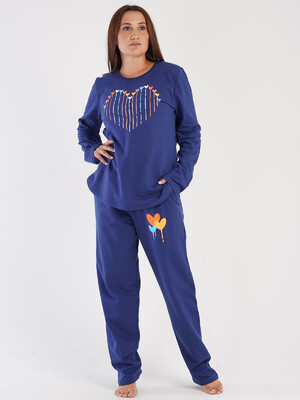 Купить Байковая женская пижама VIENETTA 3052210000 в Украина в Lingerie.ua - Одяг для дому та відпочинку, Фото 5