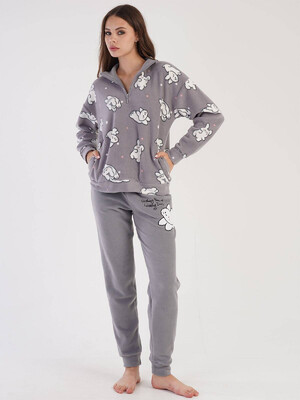Купить Флисовый домашний костюм VIENETTA 3040400235 в Украина в Lingerie.ua - Одяг для дому та відпочинку, Фото 2
