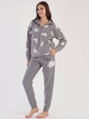 Купить Флисовый домашний костюм VIENETTA 3040400235 в Украина в Lingerie.ua - Одяг для дому та відпочинку, Фото 4