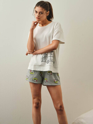 Купить Хлопковый комплект с шортами HAYS 27322 в Украина в Lingerie.ua - Одяг для дому та відпочинку, Фото 2