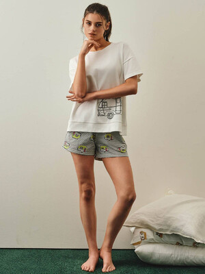 Купить Хлопковый комплект с шортами HAYS 27322 в Украина в Lingerie.ua - Одяг для дому та відпочинку, Фото 8