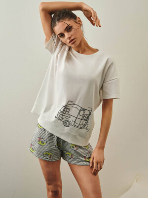 Купить Хлопковый комплект с шортами HAYS 27322 в Украина в Lingerie.ua - Одяг для дому та відпочинку, Фото 5