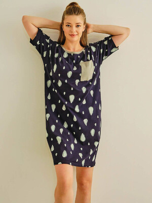 Купить Хлопковая туника большого размера HAYS 27405 в Украина в Lingerie.ua - Одяг для дому та відпочинку, Фото 1