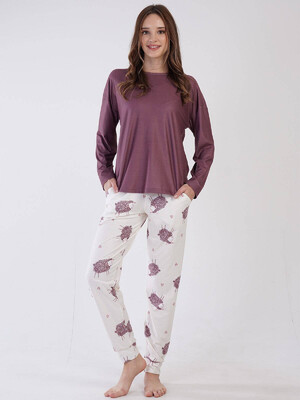 Купить Домашний комплект с брюками VIENETTA 3071350860 в Украина в Lingerie.ua - Одяг для дому та відпочинку, Видео