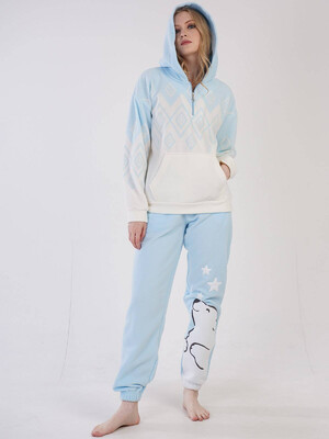 Купить Флисовый костюм с худи VIENETTA 3052180447 в Украина в Lingerie.ua - Одяг для дому та відпочинку, Фото 2