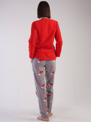 Купить Флисовая пижама с новогодним принтом VIENETTA 3031790449 в Украина в Lingerie.ua - Одяг для дому та відпочинку, Фото 5