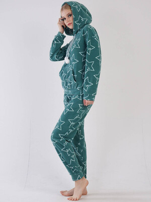 Купить Флисовый теплый костюм с капюшоном VIENETTA 3040420157 в Украина в Lingerie.ua - Одяг для дому та відпочинку, Фото 2