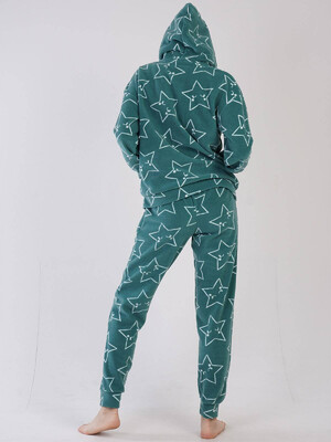 Купить Флисовый теплый костюм с капюшоном VIENETTA 3040420157 в Украина в Lingerie.ua - Одяг для дому та відпочинку, Фото 5