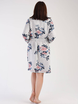 Купить Хлопковый стеганый халат с карманами VIENETTA 3031060120 в Украина в Lingerie.ua - Одяг для дому та відпочинку, Фото 3