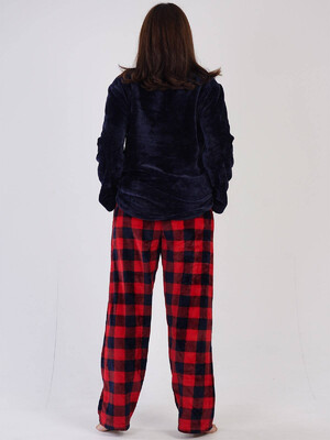 Купить Плюшевый теплый домашний костюм VIENETTA 3040830190 в Украина в Lingerie.ua - Одяг для дому та відпочинку, Фото 2