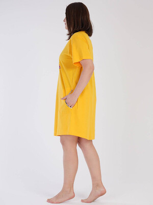 Купить Хлопковая туника с карманами VIENETTA 2113230000 в Украина в Lingerie.ua - Одяг для дому та відпочинку, Фото 4