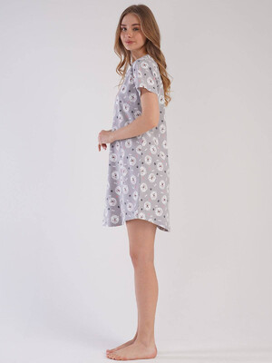 Купить Хлопковая ночная сорочка с коротким рукавом VIENETTA 2124240472 в Украина в Lingerie.ua - Одяг для дому та відпочинку, Фото 3