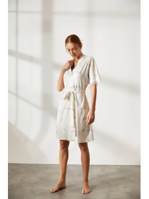 Купить Халат с коротким рукавом и кружевом HAYS 36244 в Украина в Lingerie.ua - Одяг для дому та відпочинку, Фото 10