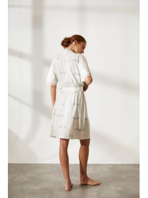 Купить Халат с коротким рукавом и кружевом HAYS 36244 в Украина в Lingerie.ua - Одяг для дому та відпочинку, Фото 7