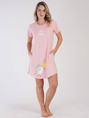 Купить Хлопковая туника с коротким рукавом VIENETTA 3100550000 в Украина в Lingerie.ua - Одяг для дому та відпочинку, Фото 9