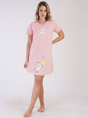 Купить Хлопковая туника с коротким рукавом VIENETTA 3100550000 в Украина в Lingerie.ua - Одяг для дому та відпочинку, Фото 7