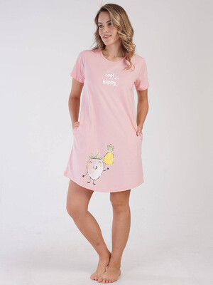 Купить Хлопковая туника с коротким рукавом VIENETTA 3100550000 в Украина в Lingerie.ua - Одяг для дому та відпочинку, Фото 11