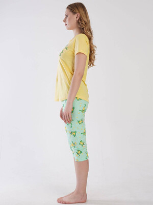 Купить Хлопковый комплект с капри VIENETTA 3101217542 в Украина в Lingerie.ua - Одяг для дому та відпочинку, Фото 2