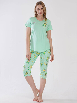 Купить Хлопковый комплект с капри VIENETTA 3101217542 в Украина в Lingerie.ua - Одяг для дому та відпочинку, Фото 6