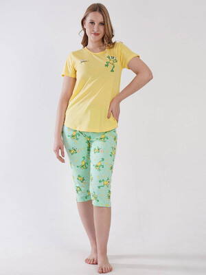 Купить Хлопковый комплект с капри VIENETTA 3101217542 в Украина в Lingerie.ua - Одяг для дому та відпочинку, Фото 8