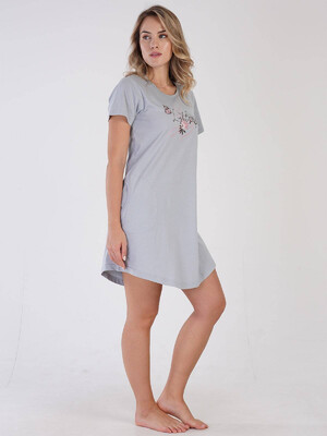 Купить Хлопковая туника с коротким рукавом VIENETTA 3100320000 в Украина в Lingerie.ua - Одяг для дому та відпочинку, Фото 4