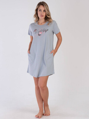 Купить Хлопковая туника с коротким рукавом VIENETTA 3100320000 в Украина в Lingerie.ua - Одяг для дому та відпочинку, Фото 5