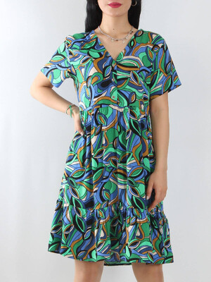 Купить Туника летняя с оборкой JEN 03116  в Украина в Lingerie.ua - Одяг для дому та відпочинку, Фото 1