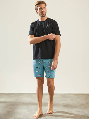 Купить Хлопковый комплект из футболки и шорт HAYS 36436 в Украина в Lingerie.ua - Одяг для дому та відпочинку, Фото 4