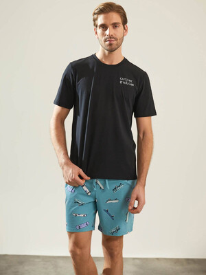 Купить Хлопковый комплект из футболки и шорт HAYS 36436 в Украина в Lingerie.ua - Одяг для дому та відпочинку, Фото 5