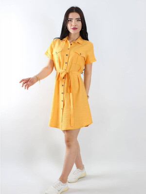 Платье рубашка с воротничком JEN 09875