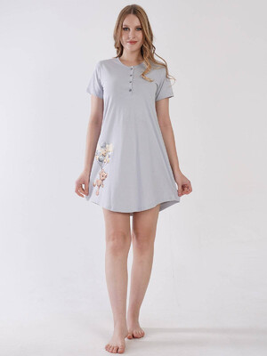 Купить Хлопковая туника короткая VIENETTA 3101200000 в Украина в Lingerie.ua - Одяг для дому та відпочинку, Фото 1