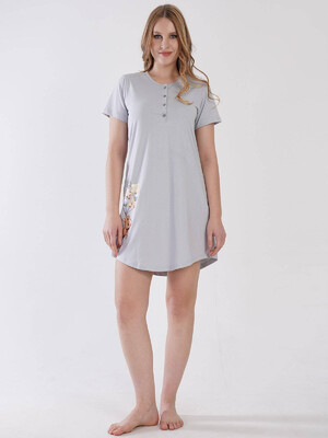Купить Хлопковая туника короткая VIENETTA 3101200000 в Украина в Lingerie.ua - Одяг для дому та відпочинку, Фото 3