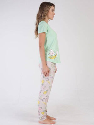 Купить Хлопковый комплект с брюками VIENETTA 3100648026 в Украина в Lingerie.ua - Одяг для дому та відпочинку, Фото 2