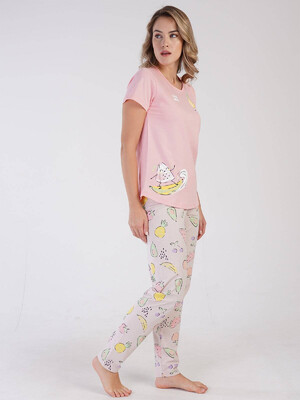 Купить Хлопковый комплект с брюками VIENETTA 3100648026 в Украина в Lingerie.ua - Одяг для дому та відпочинку, Фото 3