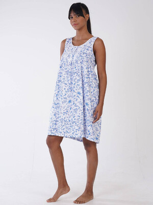 Купить Хлопковая ночная сорочка без рукавов VIENETTA 1613951001 в Украина в Lingerie.ua - Одяг для дому та відпочинку, Фото 3