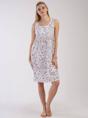 Купить Хлопковая ночная сорочка без рукавов VIENETTA 1613951001 в Украина в Lingerie.ua - Одяг для дому та відпочинку, Фото 5