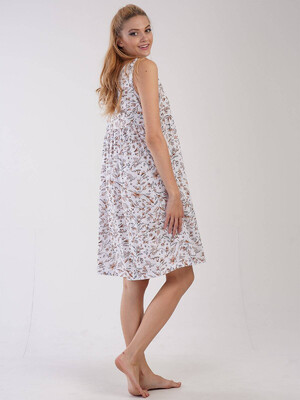 Купить Хлопковая ночная сорочка без рукавов VIENETTA 1613951001 в Украина в Lingerie.ua - Одяг для дому та відпочинку, Фото 6