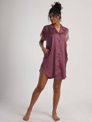 Купить Шелковый короткий халат на пуговицах VIENETTA 1612100054 в Украина в Lingerie.ua - Одяг для дому та відпочинку, Фото 7