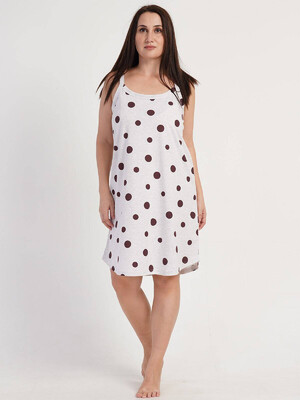 Купить Хлопковая туника на бретельках VIENETTA 3113280642 в Украина в Lingerie.ua - Одяг для дому та відпочинку, Видео