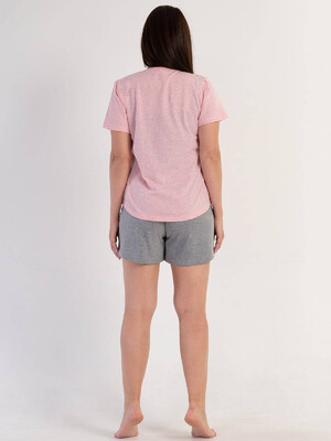 Купить Хлопковый комплект большого размера с шортами VIENETTA 3120130000 в Украина в Lingerie.ua - Одяг для дому та відпочинку, Фото 2