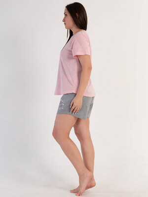 Купить Хлопковый комплект большого размера с шортами VIENETTA 3120130000 в Украина в Lingerie.ua - Одяг для дому та відпочинку, Фото 5