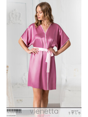 Купить Халат VIENETTA SATEEN 1610094848 штучний шовк в Украина