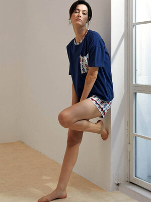 Купить Бавовняний комплект із шортами HAYS 36208 в Украина в Lingerie.ua - Одяг для дому та відпочинку, Фото 2