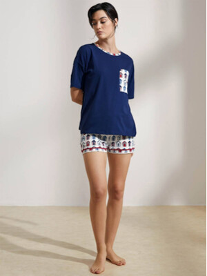 Купить Бавовняний комплект із шортами HAYS 36208 в Украина в Lingerie.ua - Одяг для дому та відпочинку, Фото 3