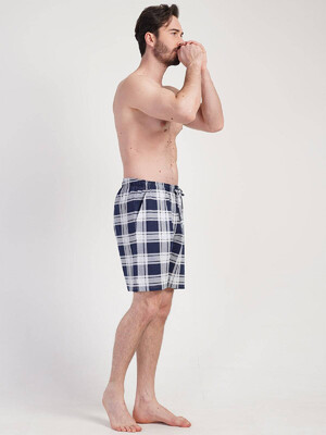 Купить Хлопковые шорты в клетку с карманами VIENETTA MAN 3111138407 в Украина в Lingerie.ua - Одяг для дому та відпочинку, Фото 4