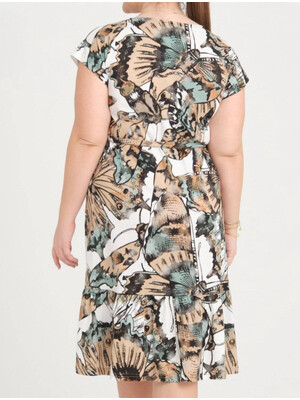 Купить Халат большого размера с коротким рукавом JEN 04267  в Украина в Lingerie.ua - Одяг для дому та відпочинку, Фото 3