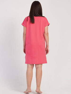 Купить Хлопковая туника большого размера с коротким рукавом VIENETTA 3121200000 в Украина в Lingerie.ua - Одяг для дому та відпочинку, Фото 7